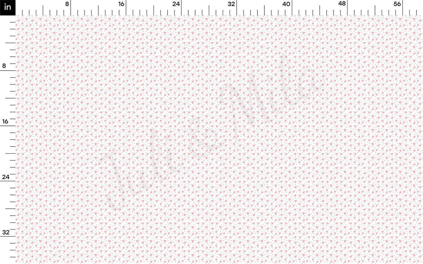 Rib Knit Fabric RBK2478 Valentine's Day