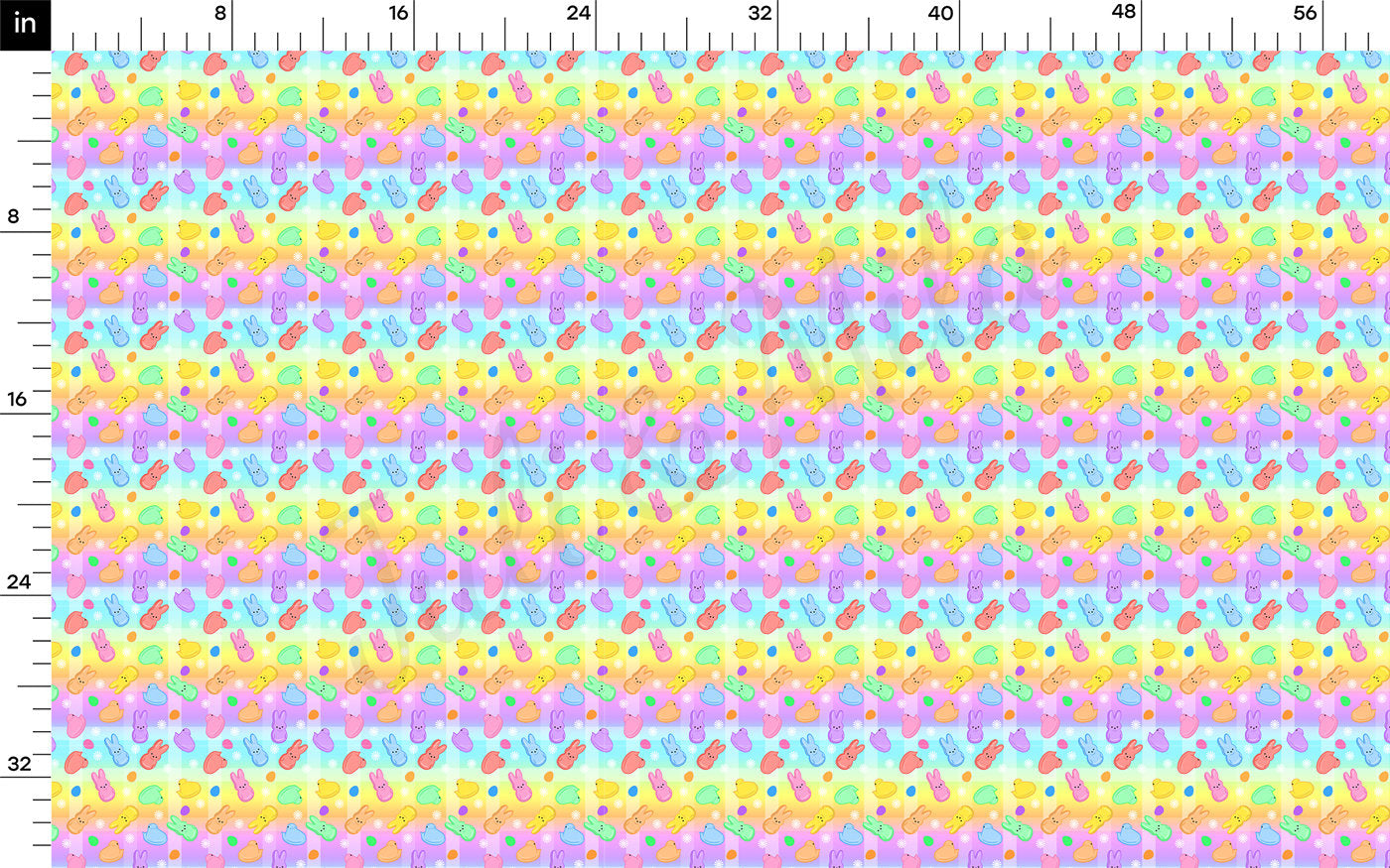 100% Cotton Fabric CTN2376 Easter