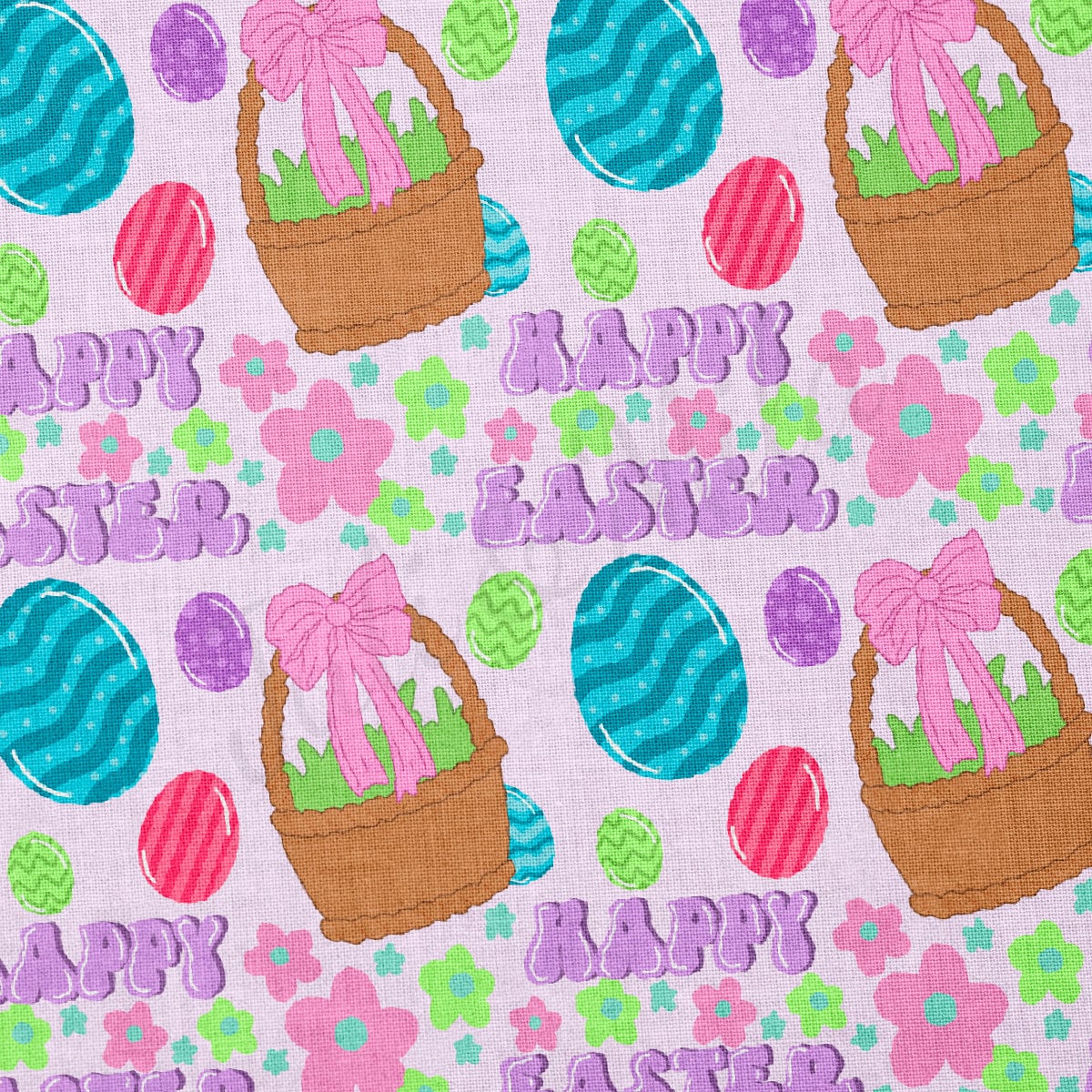 100% Cotton Fabric CTN2500 Happy Easter