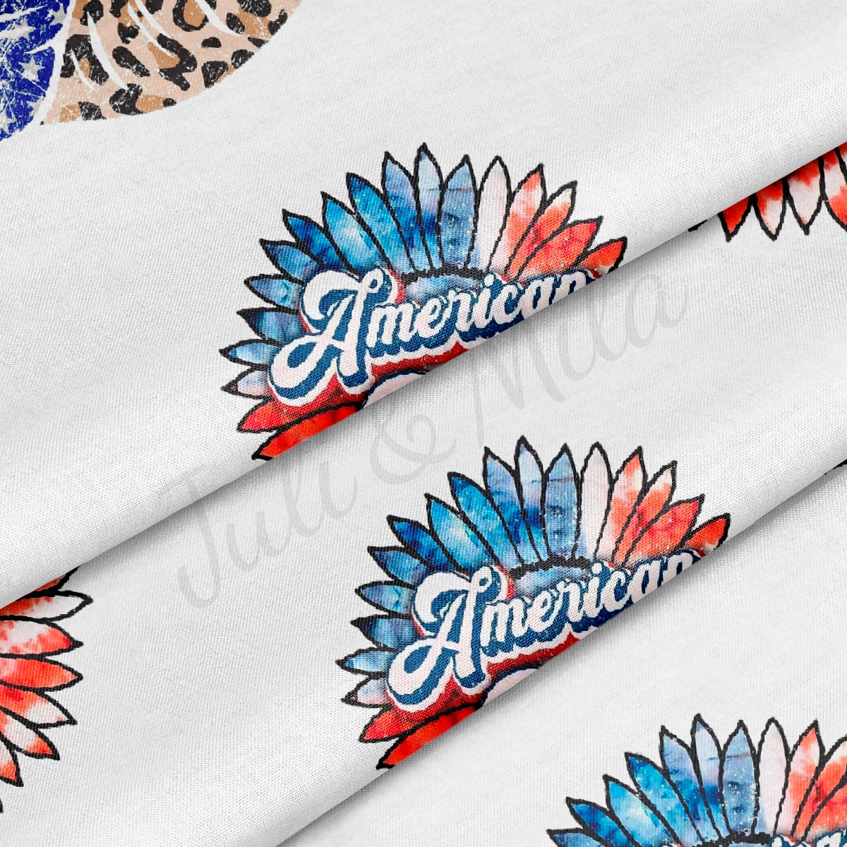 100% Cotton Fabric By the Yard Printed in USA Cotton Sateen -  Cotton СTN1370 4th of July Patriotic