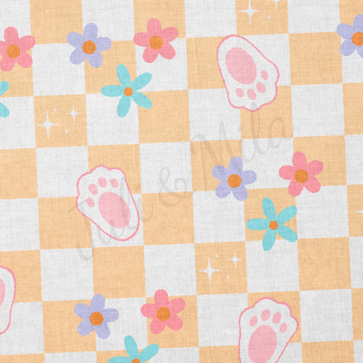 100% Cotton Fabric By the Yard Printed in USA Cotton Sateen -  Cotton СTN1390 Easter