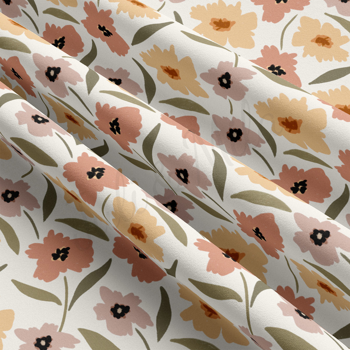 DBP Fabric Double Brushed Polyester DBP2560 Floral