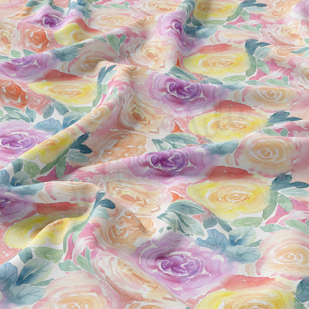 DBP Fabric Double Brushed Polyester DBP2564 Floral
