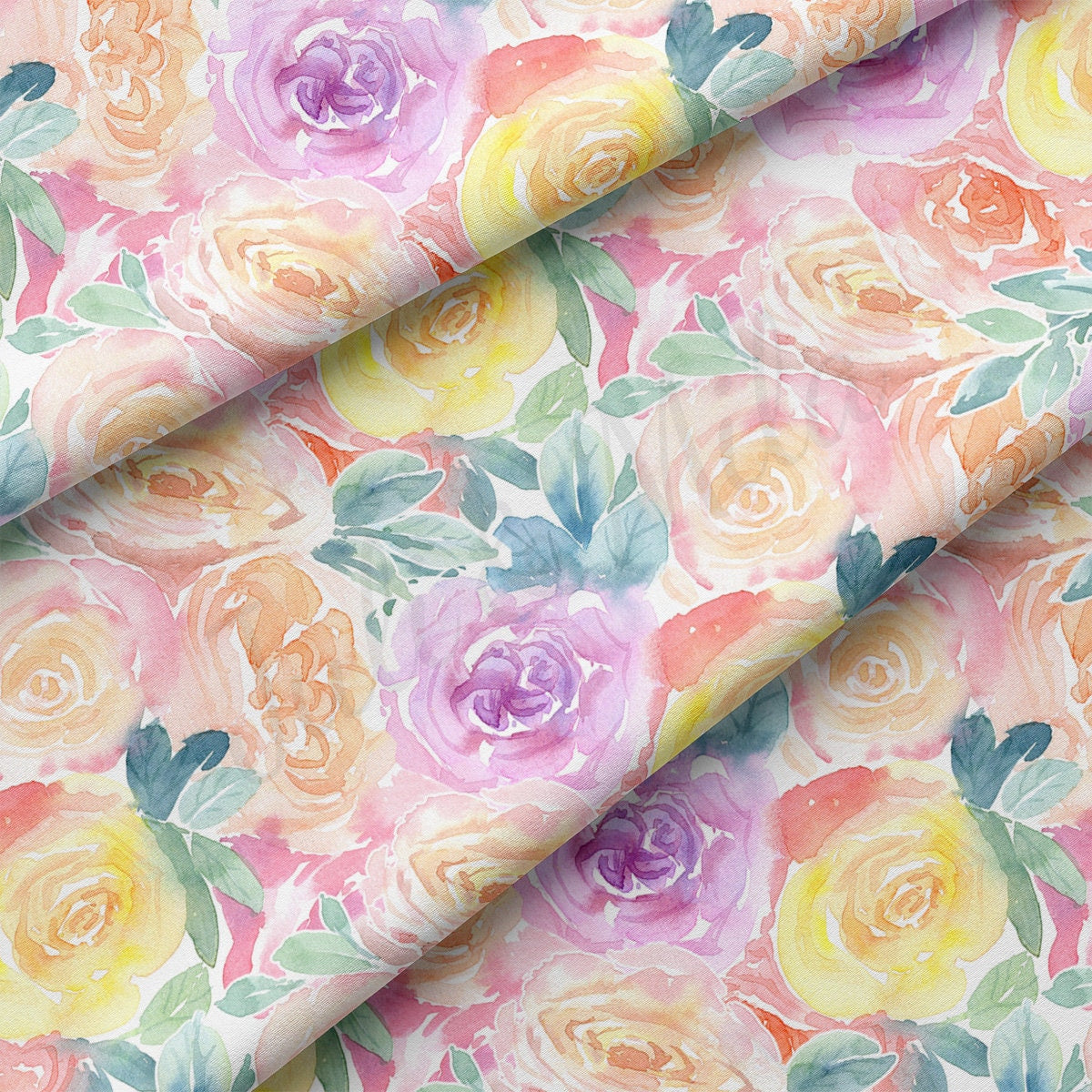 DBP Fabric Double Brushed Polyester DBP2564 Floral