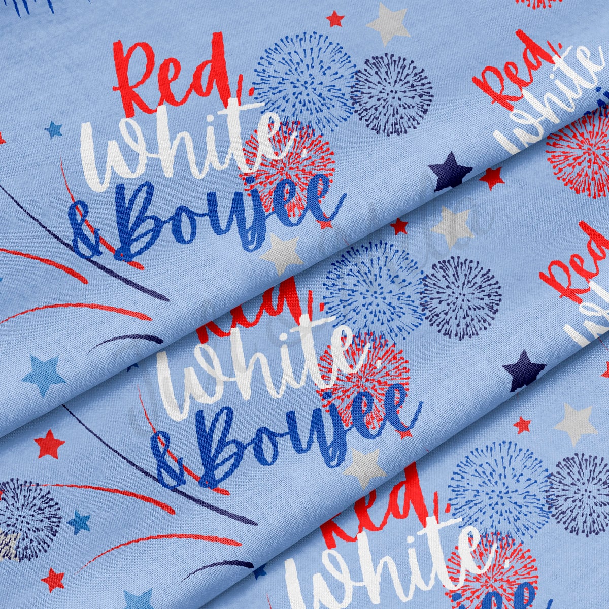 100% Cotton Fabric CTN2415 4th of July Patriotic