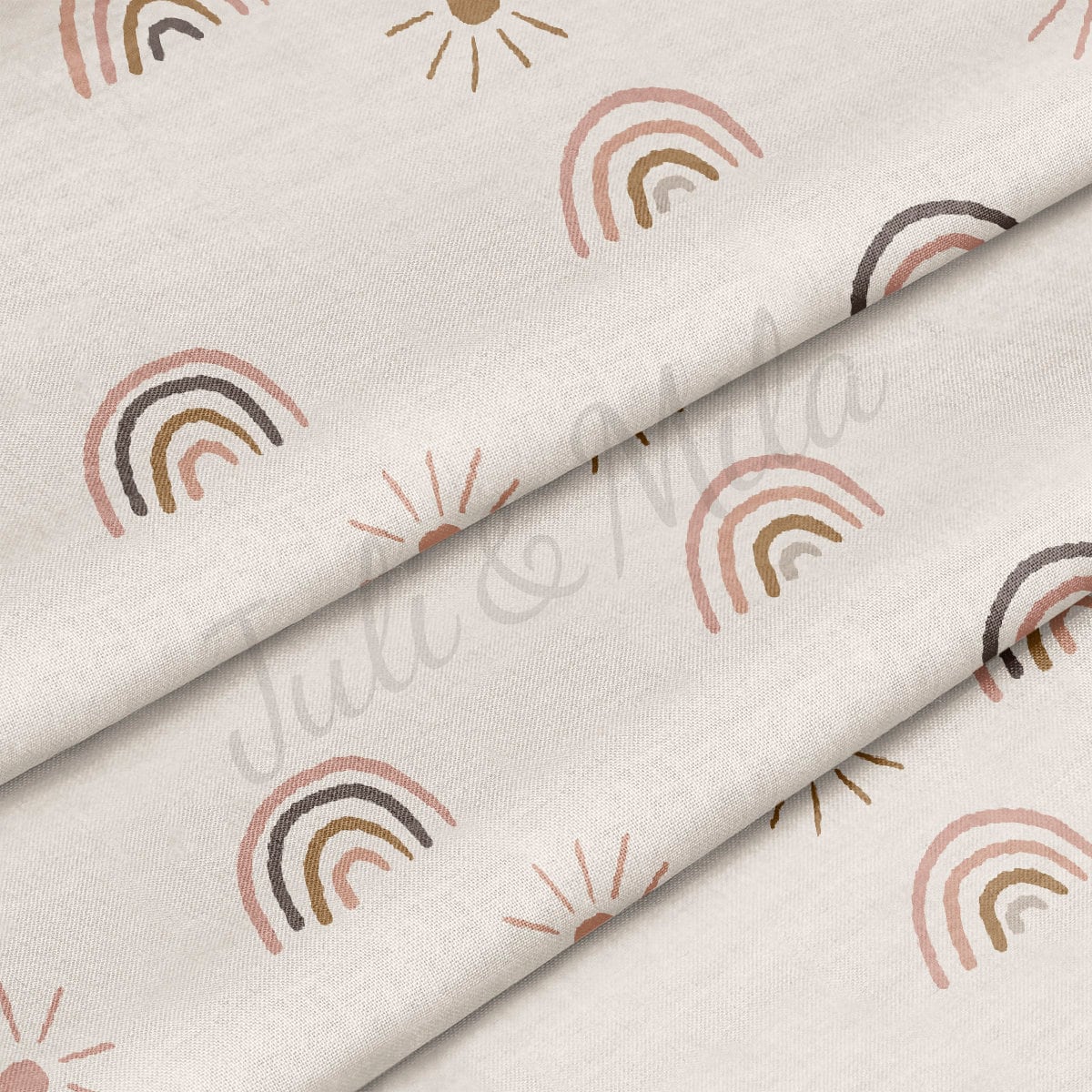 100% Cotton Fabric CTN2422 Rainbow