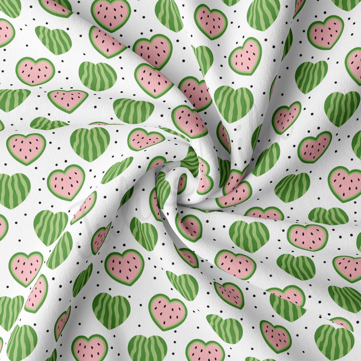 DBP Fabric Double Brushed Polyester DBP2482 Watermelon