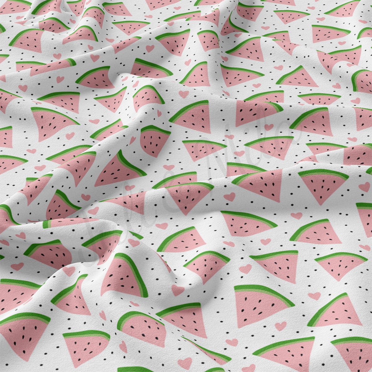 DBP Fabric Double Brushed Polyester DBP2485 Watermelon