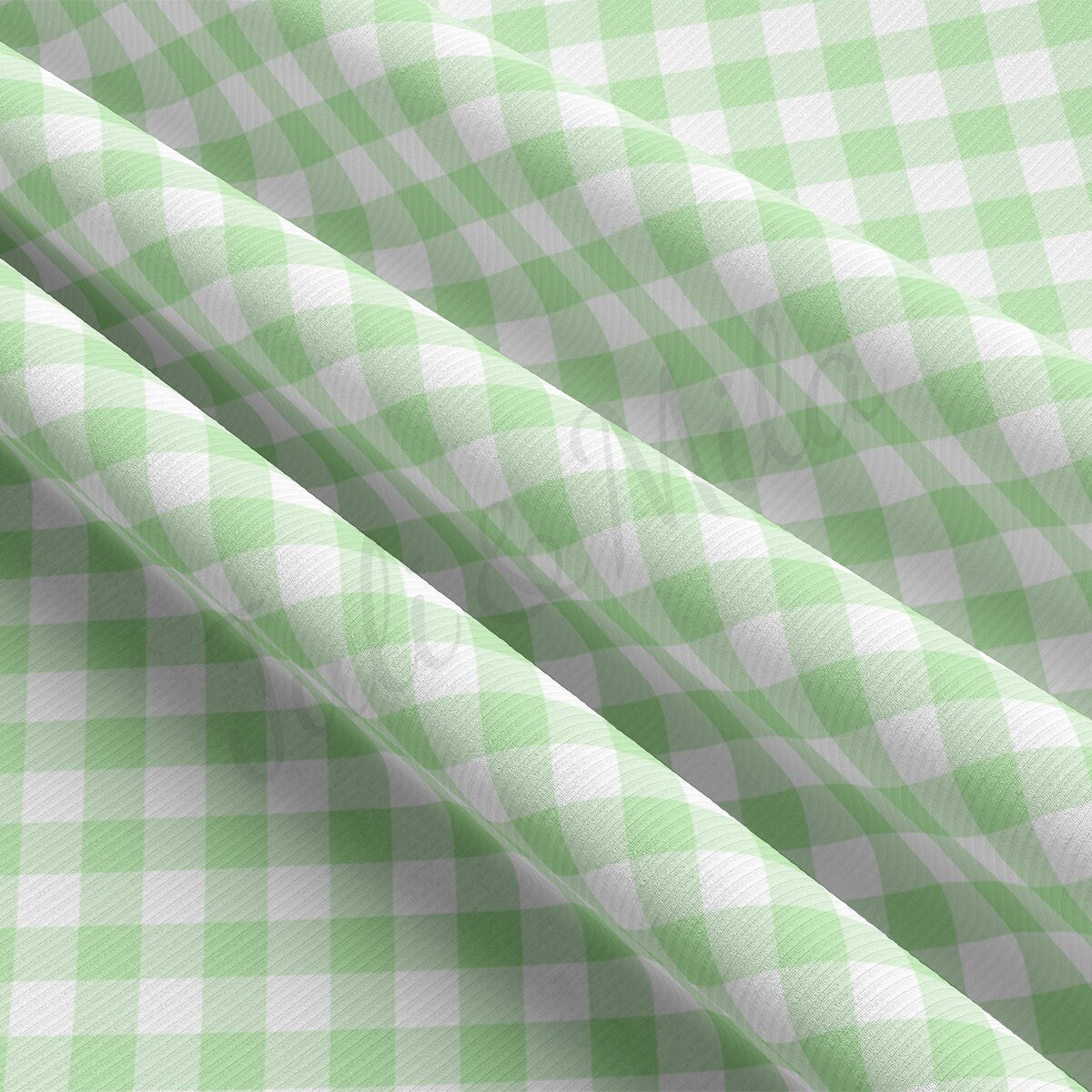 Rib Knit Fabric RBK2458 Gingham