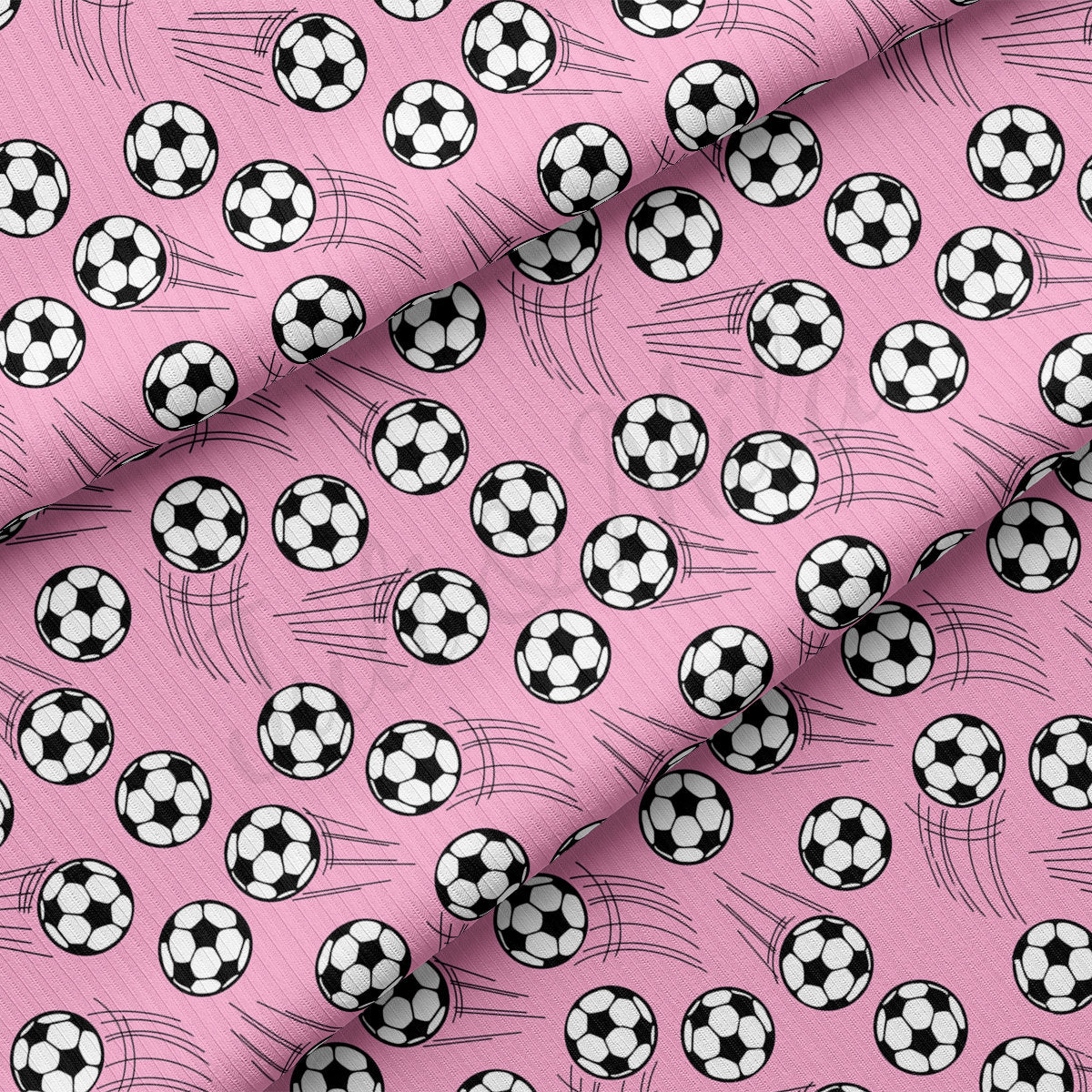 Rib Knit Fabric RBK2464 Soccer