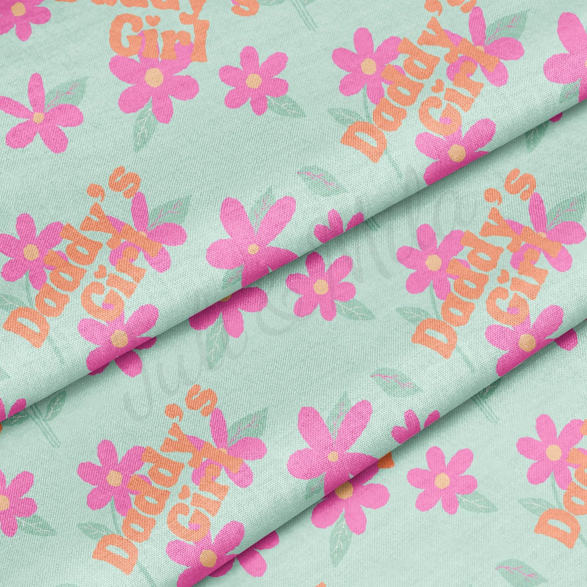 100% Cotton Fabric CTN2519 Daddy's Girl