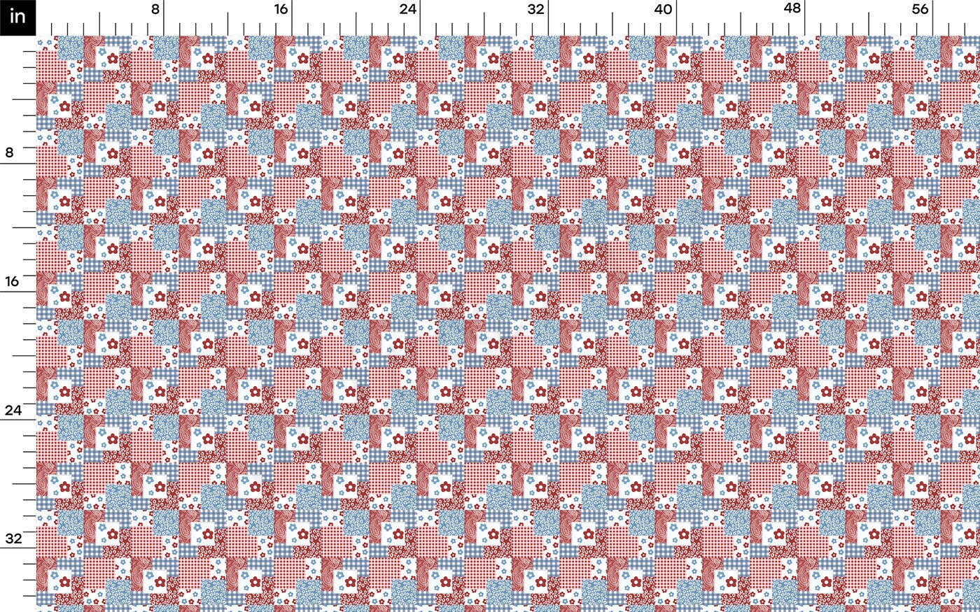 100% Cotton Fabric CTN2610 Patriotic 4th of July