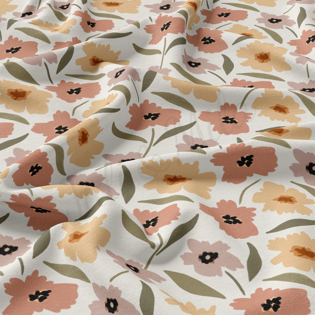 DBP Fabric Double Brushed Polyester DBP2560 Floral