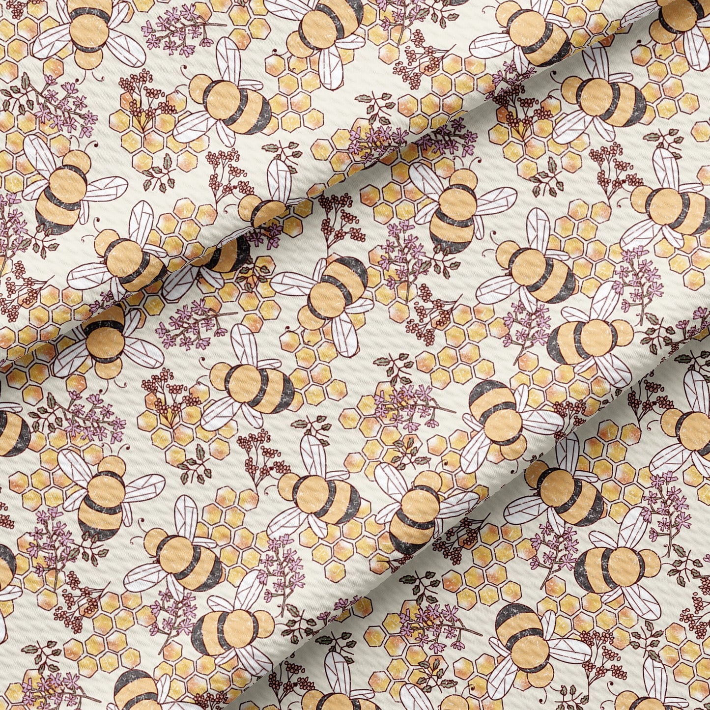 Summer Bees Liverpool Bullet Fabric AA2665