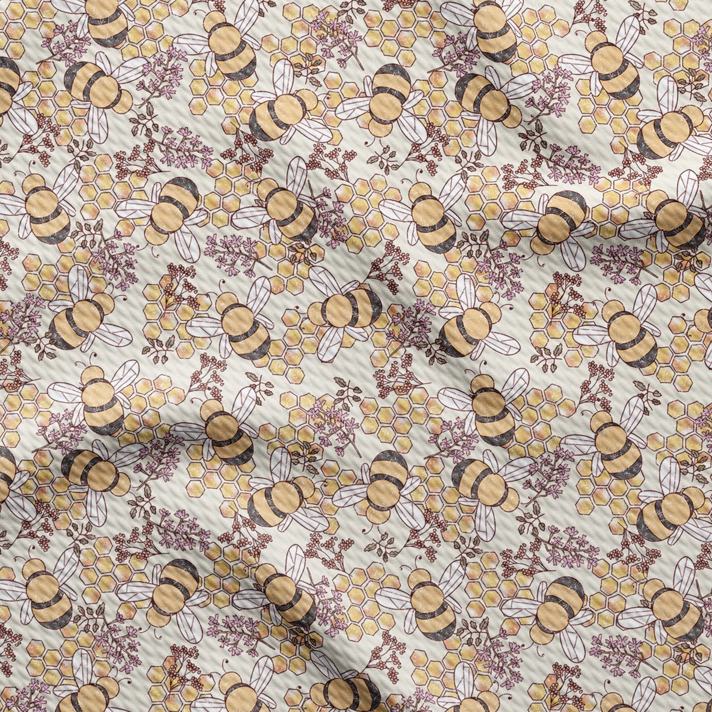 Summer Bees Liverpool Bullet Fabric AA2665