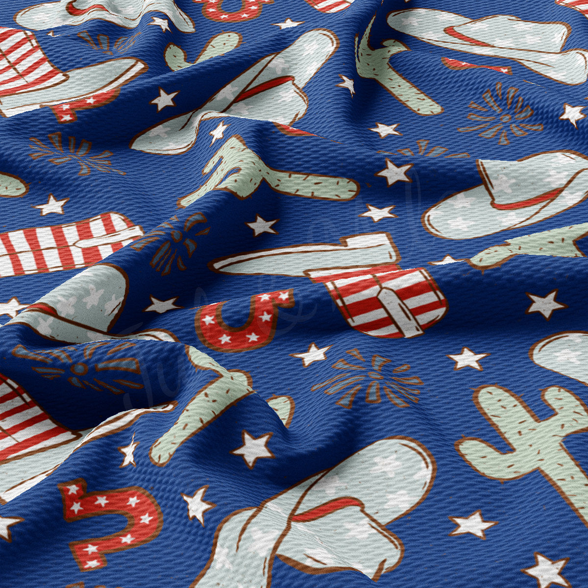 Bullet Fabric AA2611 Patriotic 4th of July