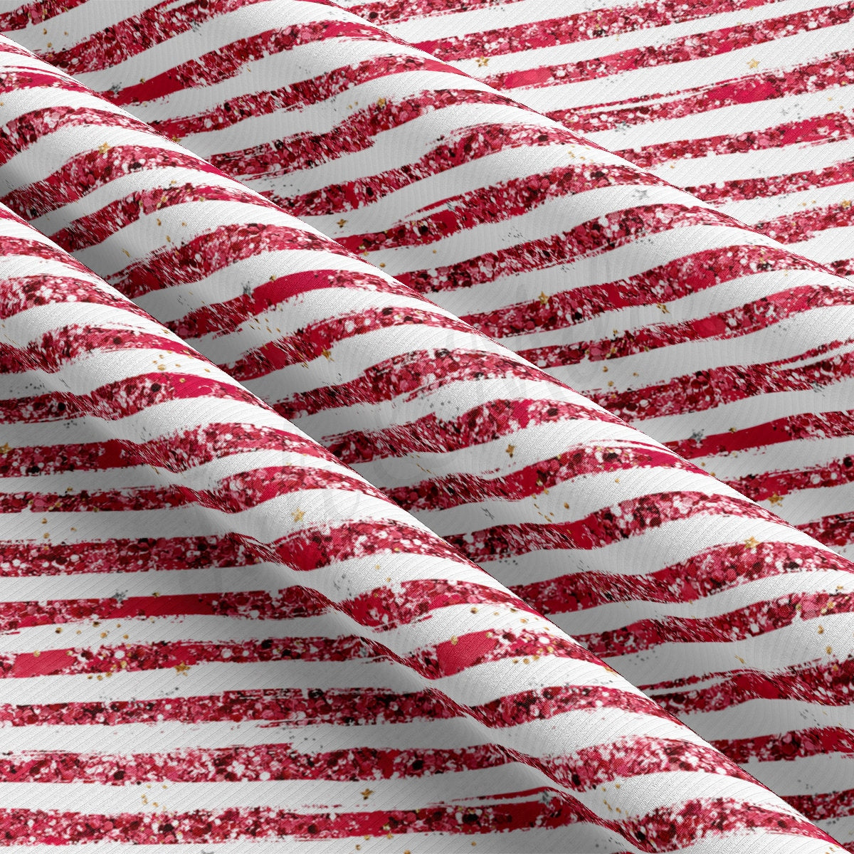 Rib Knit Fabric RBK2616 4th of July Patriotic